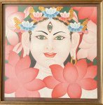 Tara with Flowers